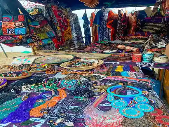 Traditional Ugandan basket weaving craft workshop
