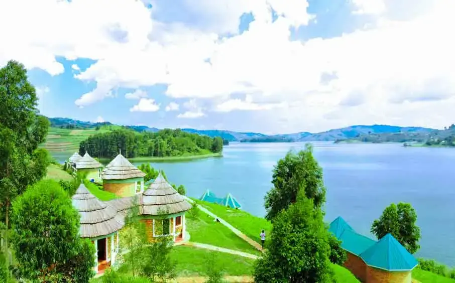 Eco-friendly lakeview cottage at Nyamunyonyi Lake Resort